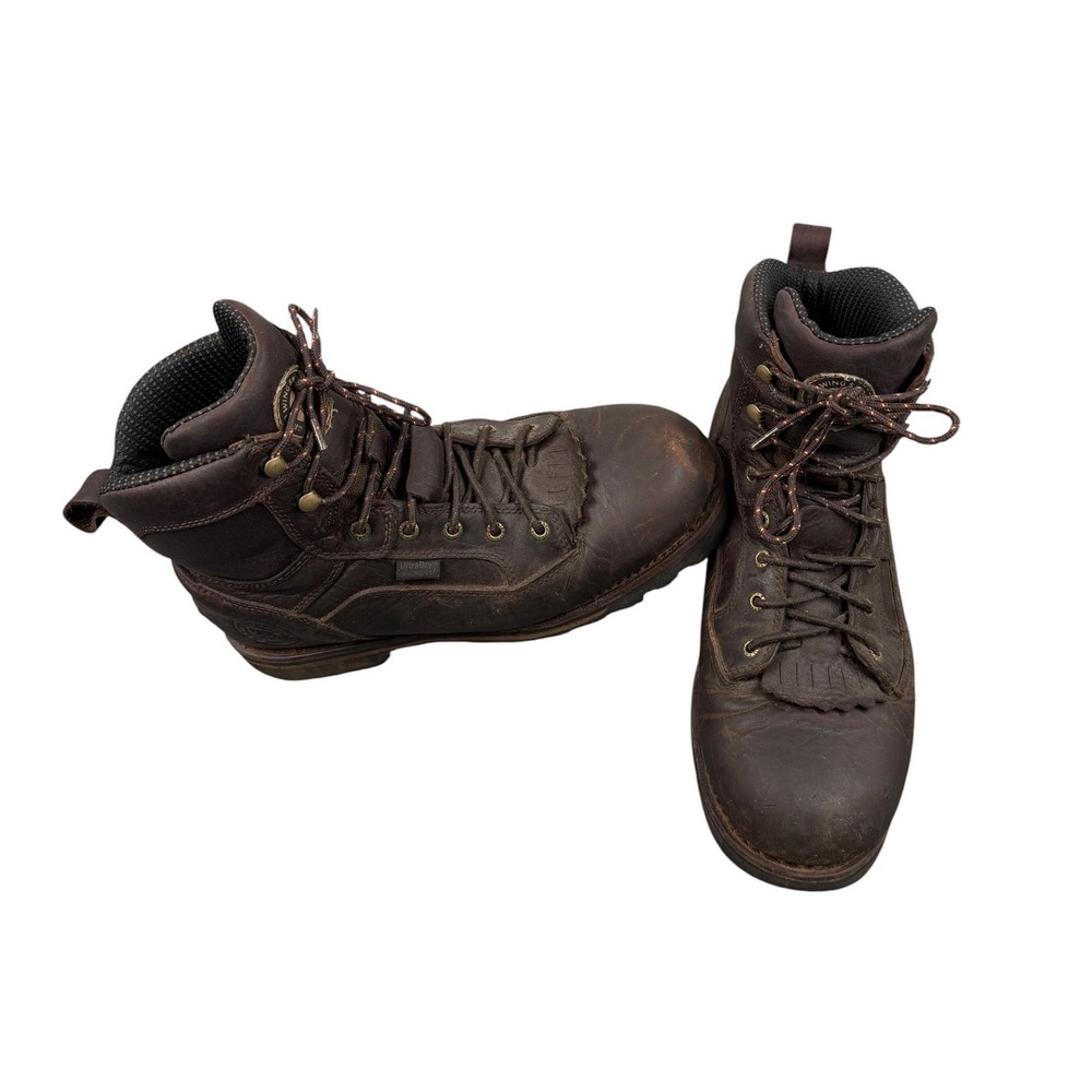 Irish Setter Red Wing Kiltie Hunt Boots Mens 9.5 E2 Brown Leather Waterproof 807